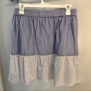 Loft striped skirt